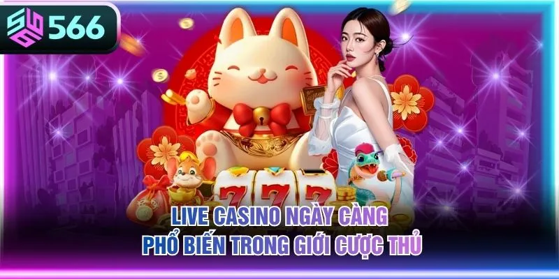 Live Casino ngày càng phổ biến trong giới cược thủ